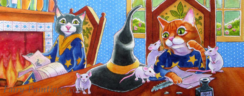 Cat Paintings Banner